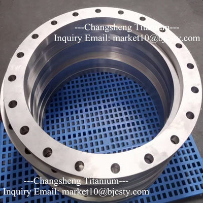Non-magnetic Forged Titanium Pipe Flange For Seawater And Saltwater Sizes 1/2'' DN15 To 48' ' DN1200 Advantages Non-magnetic