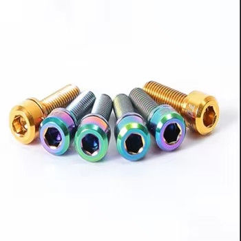 Titanium Bolts GR5 TC4 Ti-6al-4v Titanium Fastener for Automobiles and Motorcycles